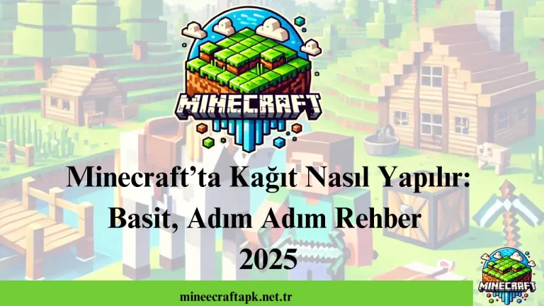 Minecraft’ta Kağıt Nasıl Yapılır